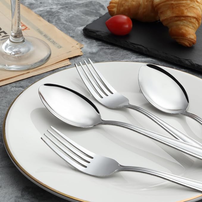 Unokit 24-Piece Forks and Spoons Set - Image 3
