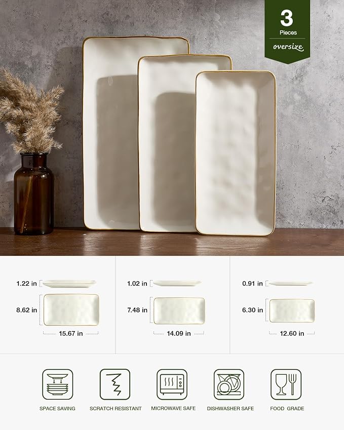 Famiware Serving Platters Set of 3 Sizes - Image 2