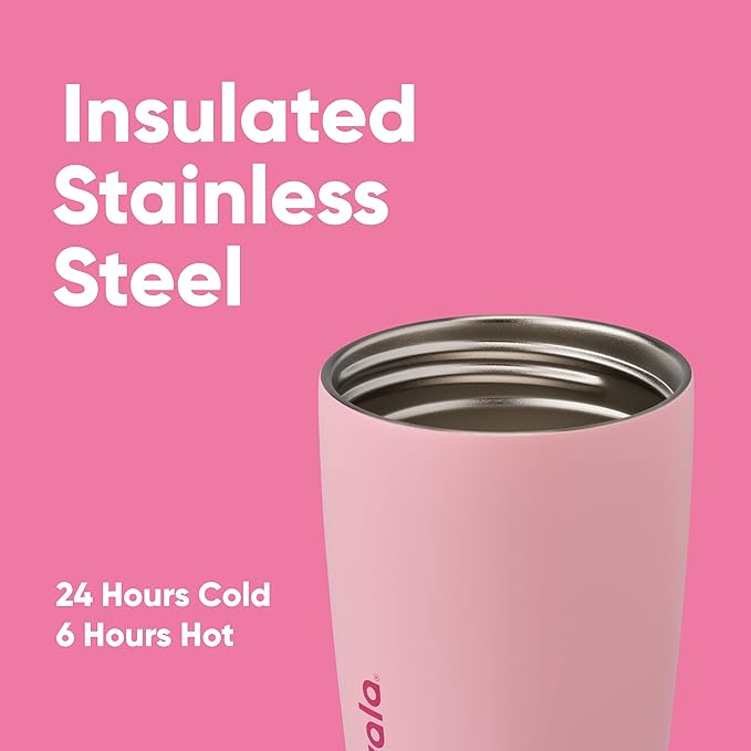 Owala SmoothSip Slider Insulated Stainless Steel Coffee Tumbler, Reusable Iced - Image 4