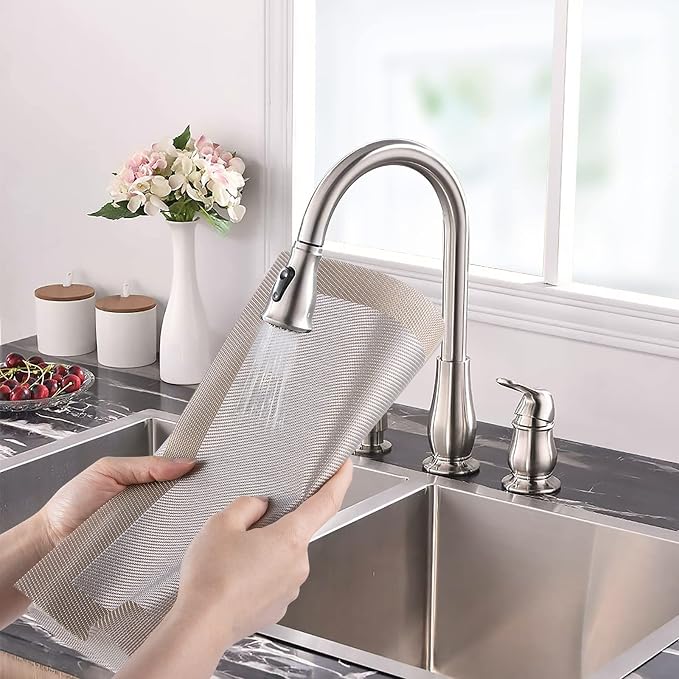 Aofmee Placemats Set of 6, Heat Resistant Place Mats, Washable Durable PVC - Image 2