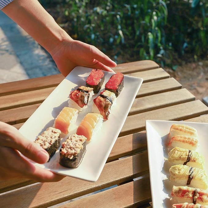 DOWAN 12" Rectangle Plates Set of 4 - Image 7