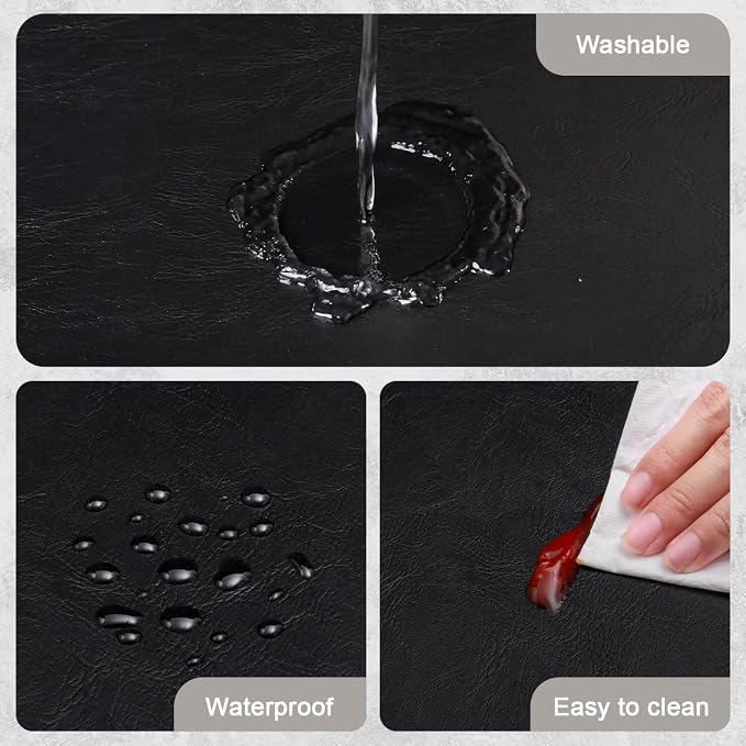 Vinyl Placemats Set of 6, Dual Sided Place Mats - Image 4
