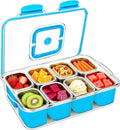 Snackle Box Container, Stainless Steel Divided Serving Tray by kidinit