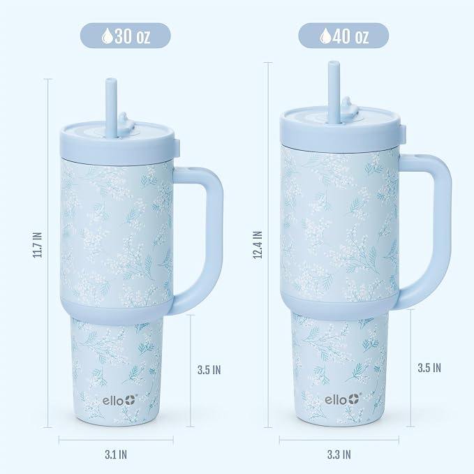 Ello Oasis 40oz Insulated Stainless Steel Tumbler - Image 8