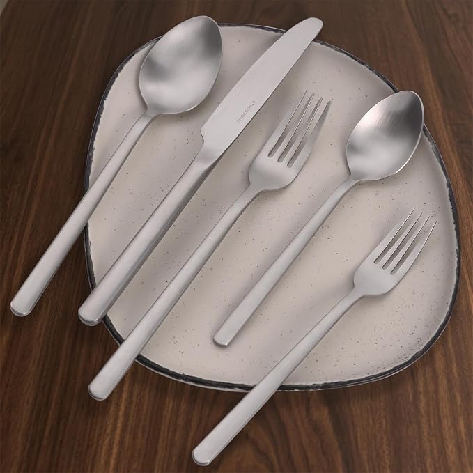 30 Pieces Silverware Set, Flatware Cutlery Set - Image 7