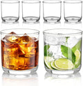 Kyraton Old Fashioned Whiskey Glasses Set of 6, PET Clear Plastic 11.5oz Heavy by Kyraton