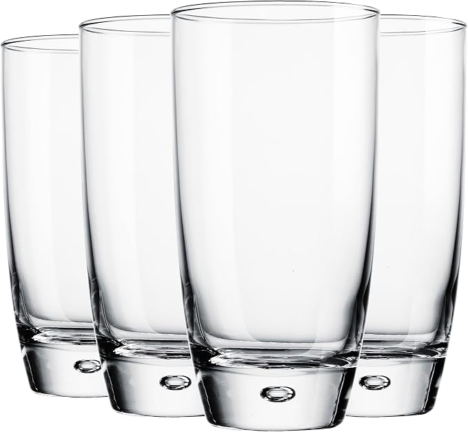 Glaver's Highball Glasses Set Of 4, 16 Oz. Drinking Glasses, Unique Water Glass - Image 8