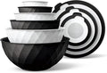COOK WITH COLOR Mixing Bowls with Lids by CookwithColor