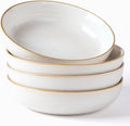 GBHOME 8.75'' Large Ceramic Pasta Bowls, 38oz Stoneware Pasta Serving Bowls Set by GBhome