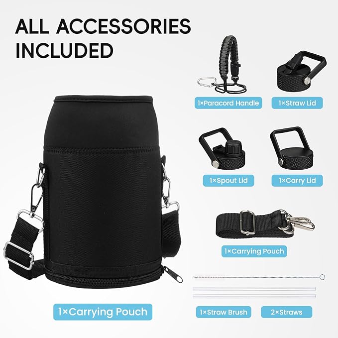 Konokyo 87 oz Insulated Stainless Steel Water Bottle Jug - Image 2