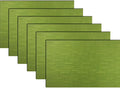 PIGCHCY Placemats, Washable Durable Vinyl Woven Table Mats, Elegant Heat by PIGCHCY
