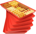 WOWBOX 6 pcs Serving Tray for Entertaining, Serving Platters for Snacks by WOWBOX