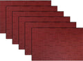 PIGCHCY Placemats, Washable Durable Woven Vinyl Placemats by PIGCHCY
