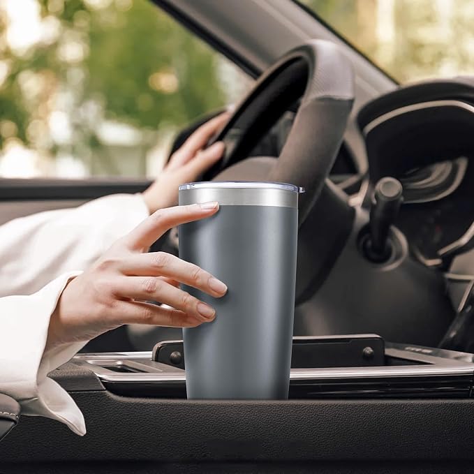 20 oz Tumbler with Lid Stainless Steel Insulated Tumblers Bulk Cups Mug | - Image 5