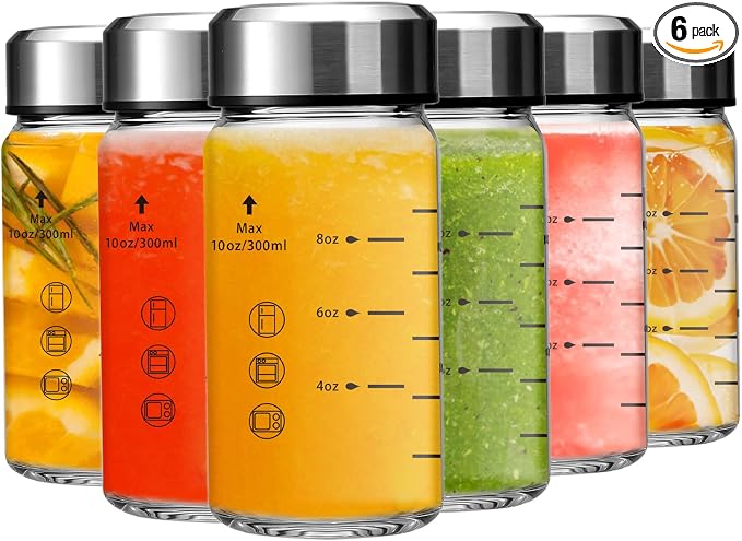 10oz Juice Bottles by Olivego