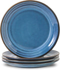 HASENSE Dessert Plates Set of 4, 8 Inch Porcelain Salad Dinner Plates Set by Hasense