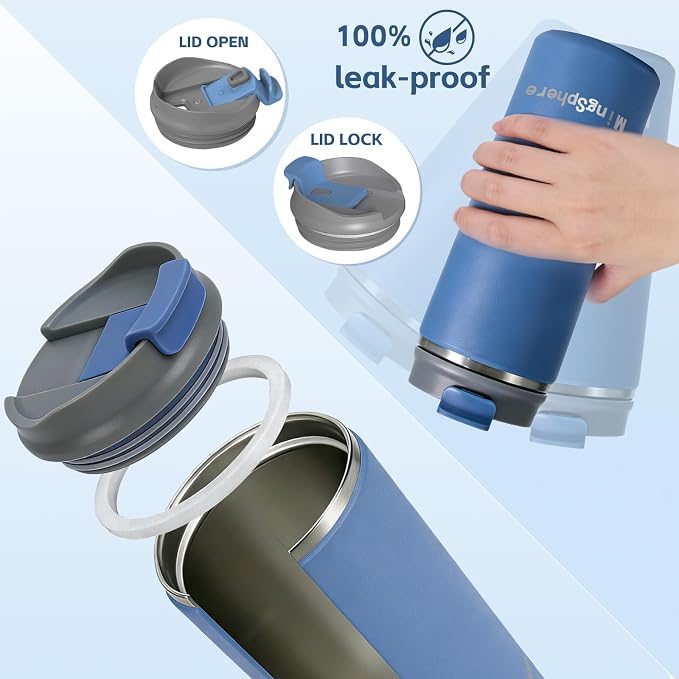12oz Insulated Stainless Steel Coffee Tumbler - Image 5
