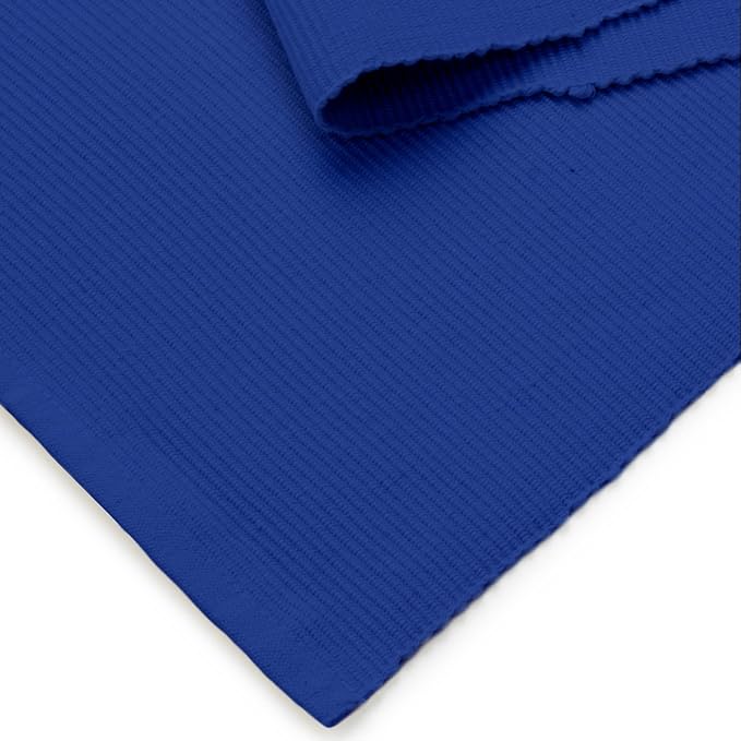 Encasa XO Dining Table Runner 13"x59" | Yarn Dyed Fine Ribbed Cotton | Solid - Image 5