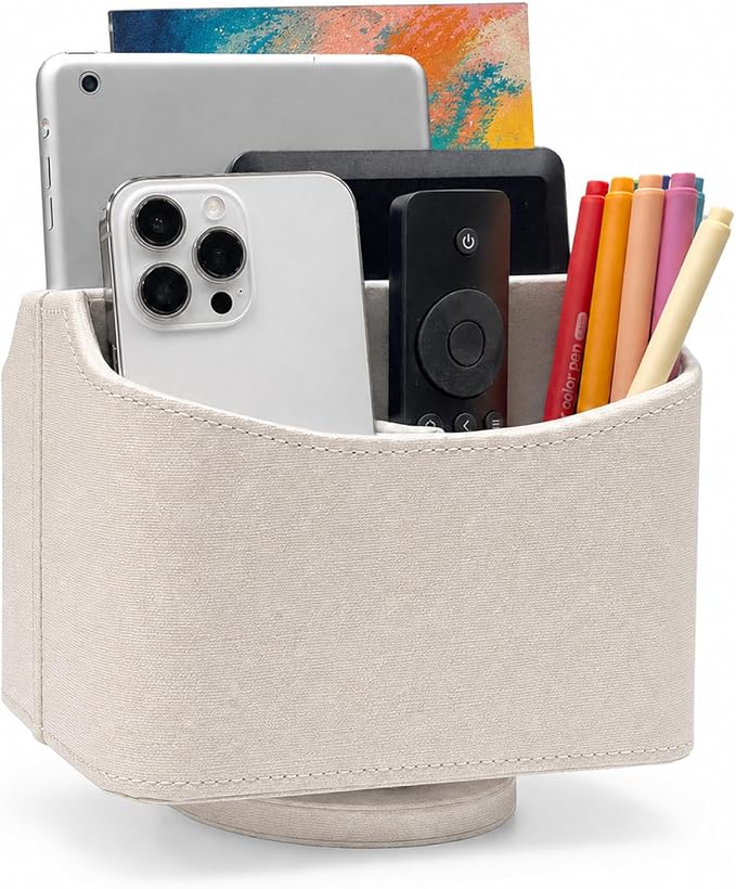 UnionBasic Rotating Desk Organizer, 360 Desk Spinning Caddy, Desktop TV by UnionBasic