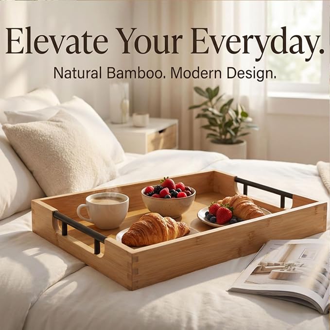 Krismax Wooden Serving Tray - Image 6