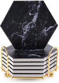 Black Coasters, Marble Coasters by Geichan