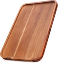 Acacia Wood Trays Large Cheese Charcuterie Boards Wooden Serving Platters | by Ayiaren