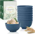 wheat straw dessert bowls 10oz set of 8 by WROVA
