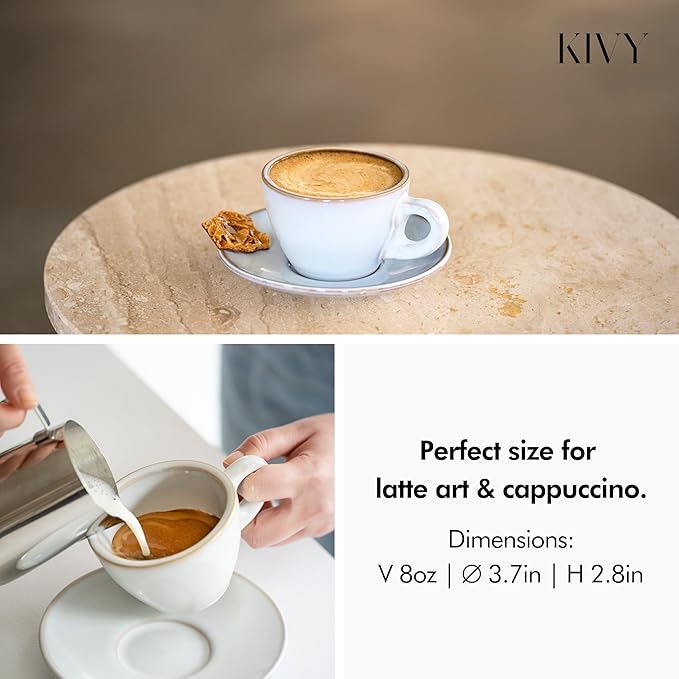 KIVY Cappuccino Cups Set of 4 - Image 4