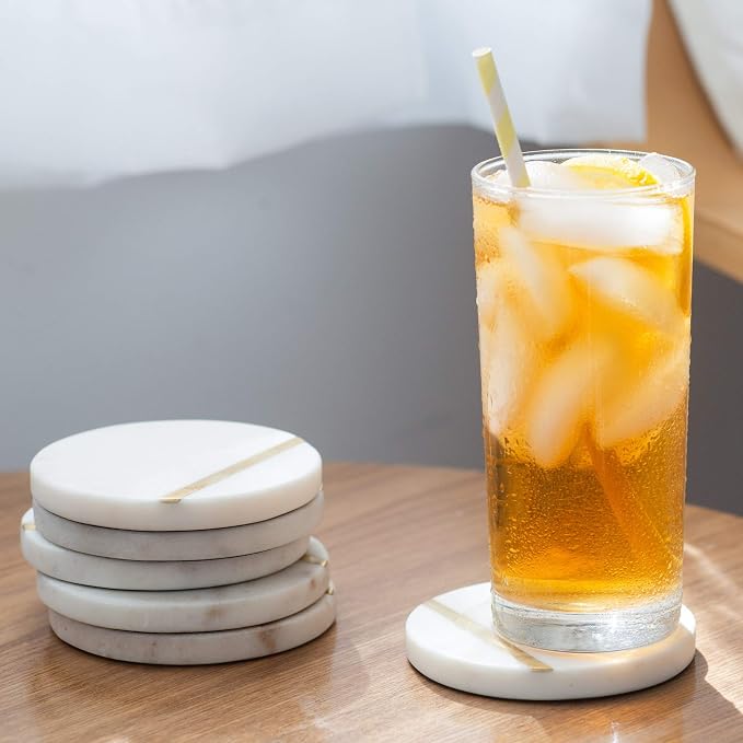 Cork & Mill Marble Coasters - Image 5