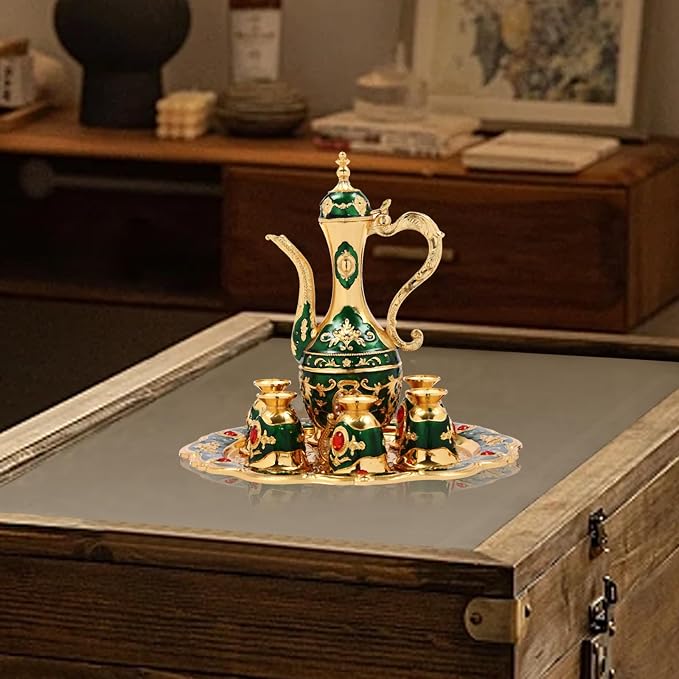 Turkish Tea Set, Vintage Coffee Pot - Image 4