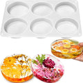 Round Coaster Resin Molds, Large 6 Cavity Extra Deep Coaster Molds | 4 Inch by ZQYSING