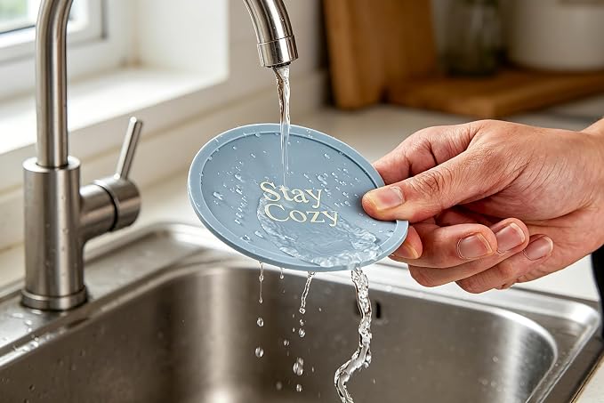 Silicone Coasters Set of 10, Premium Drink Coaster - Image 8