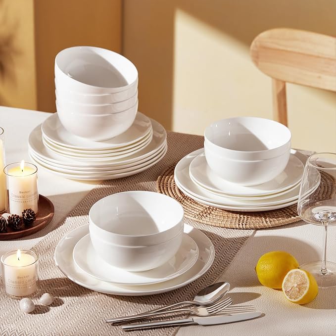 12pc Bone China Dinnerware Set - Image 9