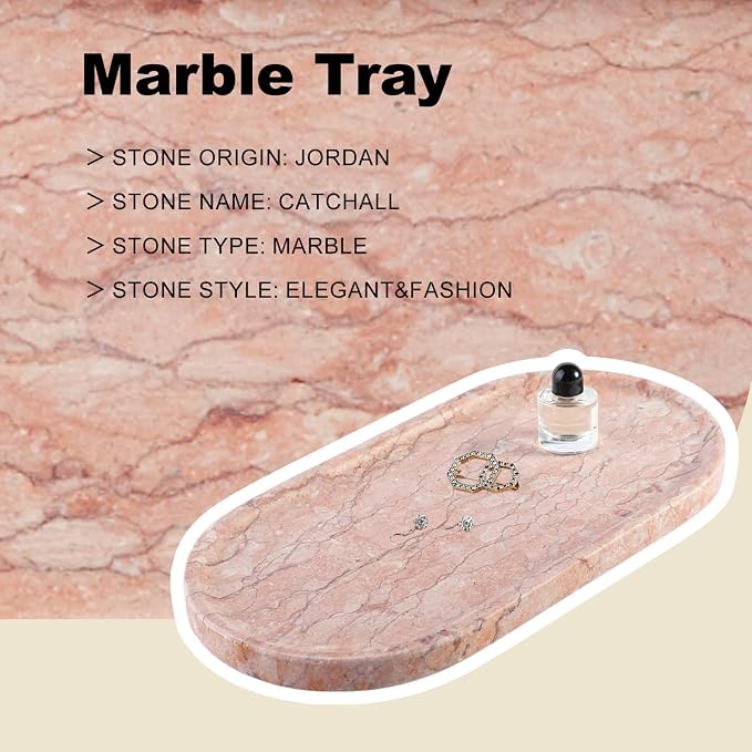 Norway Natural Marble Tray, Catchall Tray - Image 7