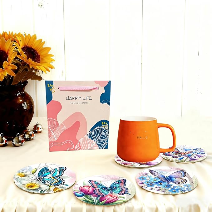 Diamond Art Coasters Kit, DIY Diamond Art - Image 4