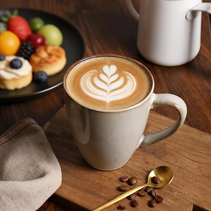 MONITO 17oz Ceramic Coffee Mugs Set of 4, Dishwasher&Microwave Safe, Reactive - Image 5