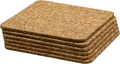 Go4Cork Cork Square Coaster Set of 6-95x95x3mm | Heat Resistant, Reusable & by Go4Cork