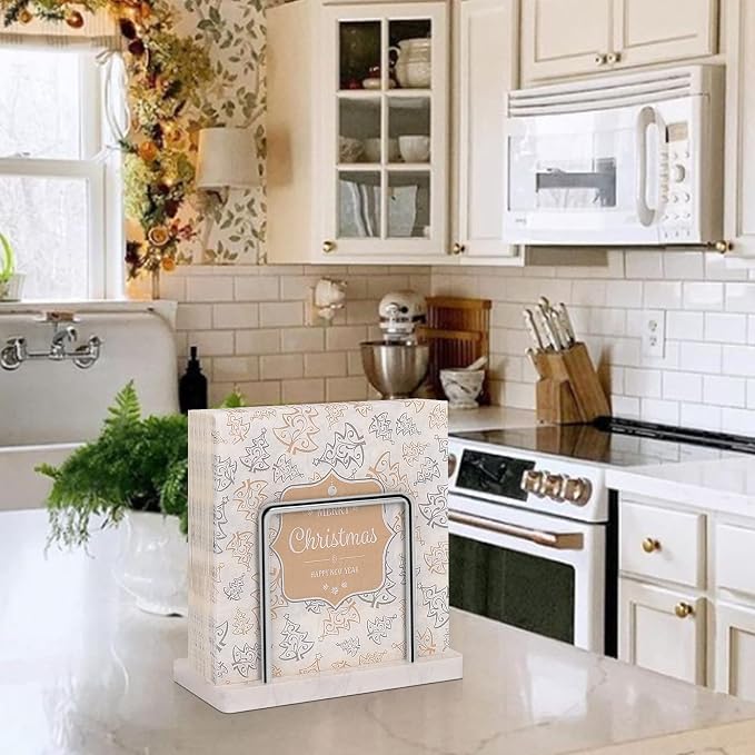 Livabber Napkin Holder, Metal Napkin Storage Modern Freestanding Tissue Paper - Image 6