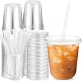 Ziliny 50 Sets 14 oz Clear Plastic Cups by Ziliny