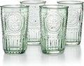 Bormioli Rocco Romantic Set Of 4 Cooler Glasses, 16 Oz. Colored Crystal Glass by Bormioli+Rocco