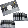 PIGCHCY Vinyl Placemats Set of 12 Washable Durable Kitchen Place Mats Easy to by PIGCHCY