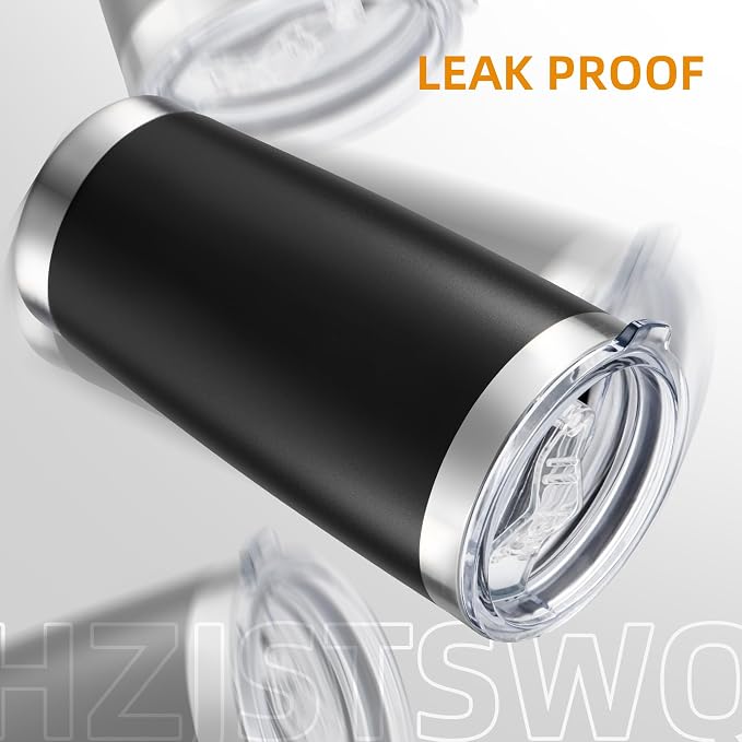 20oz Tumbler Bulk with Lid Stainless Steel Tumblers, 12 Pack | Leak Proof Lid - Image 4