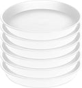 6 Pack of 7 inch Plant Saucer, Heavy Duty Plastic Plant Water Tray 7 inch Round by Bleuhome