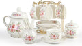 Sweejar 23 Pcs Floral Tea Sets by Sweejarco1949