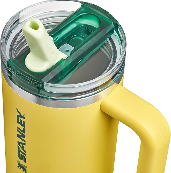 STANLEY Quencher ProTour Flipstraw Tumbler, 40 oz, Daffodil Emerald | Built-In - Image 2