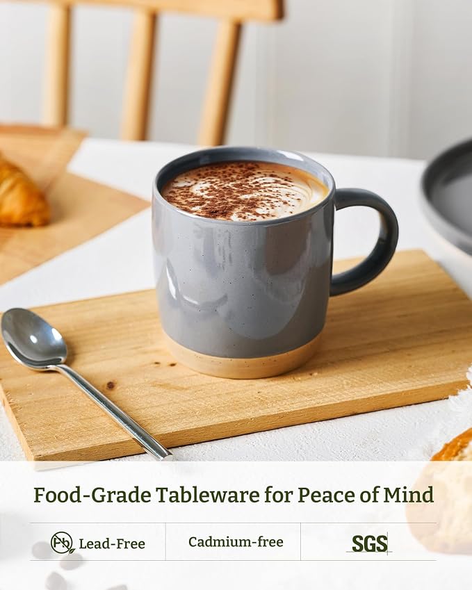 famiware Coffee Mugs for 6, 13 oz Mug Set, Dringking Cup - Image 3