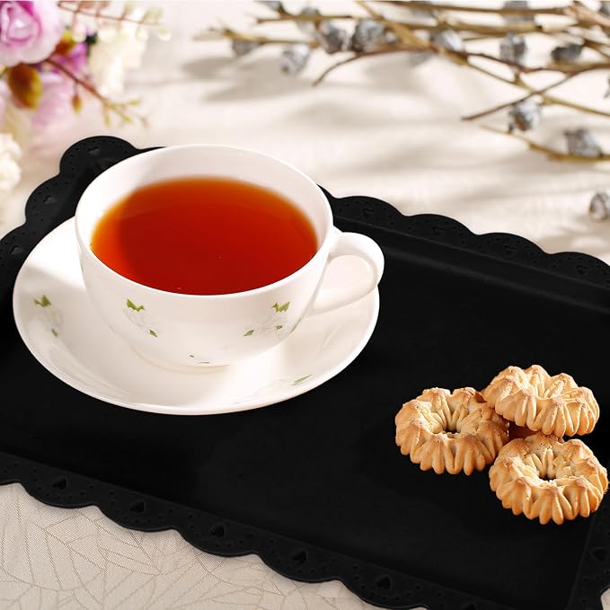 Food Tray, 12 Pack Serving Tray Serving Platter Fruit Dessert Plates, Plastic - Image 7