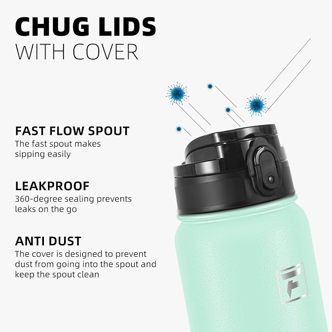 Fanhaw 20 oz Insulated Stainless Steel Water Bottle - Image 4