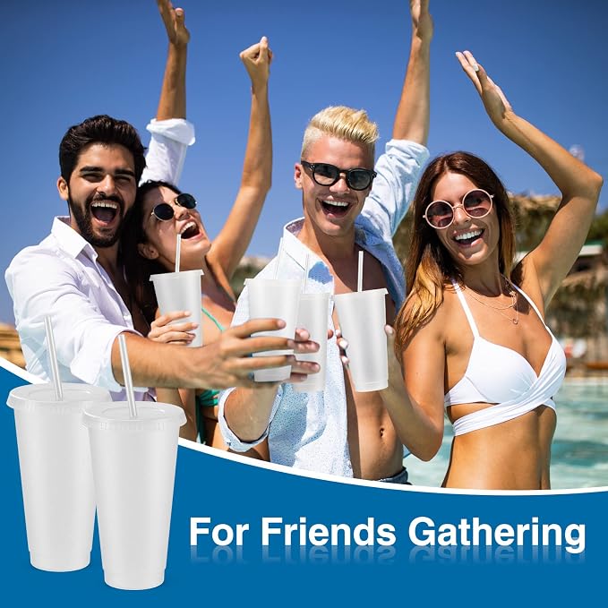 Amyhill 24 Pcs Reusable Cups - Image 5