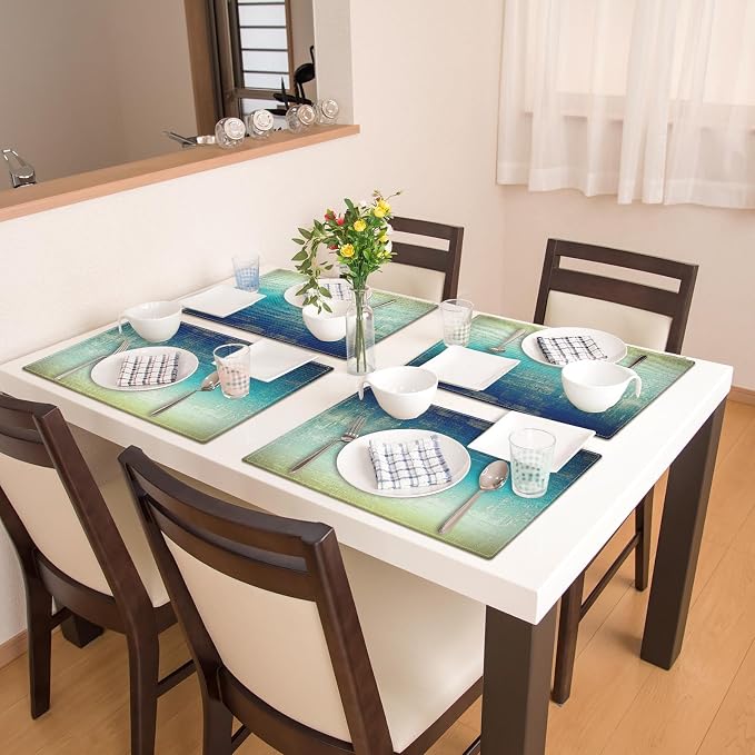 Emvency Farmhouse Placemats Set of 4, 12x18 Inch - Image 6